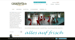 Desktop Screenshot of casaplanta.de