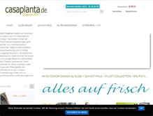 Tablet Screenshot of casaplanta.de